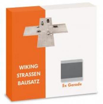 Wiking 119902 Zubehör Straßenbausatz 5 Stück Geraden 1:87 H0 Bausatz