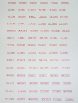 Decalsatz KFZ-Kennzeichen Bundesrepublik Deutschland Überführungskennzeichen 1:87 Spur H0