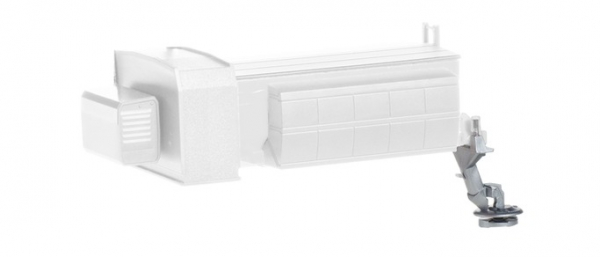 Herpa 053945 Zubehör Kugelmann Streuaufbau für Winterdienstfahrzeuge weiß Bausatz 1:87 Spur HO