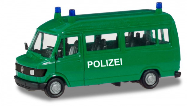 Herpa Basic 094139 MB T1 Fensterbus Hochdach Polizei 1:87 Spur HO