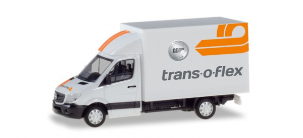 Herpa 094542 MB Sprinter 2013 mit Kofferaufbau "Trans-O-Flex" 1:87 Spur HO