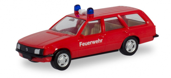 Herpa Basic 094795 Opel Rekord E Caravan Feuerwehr Einsatzleitung 1:87 Spur H0