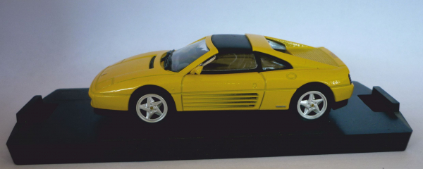Bang 8002 Ferrari 348 ts Targa Straßenversion gelb 1:43