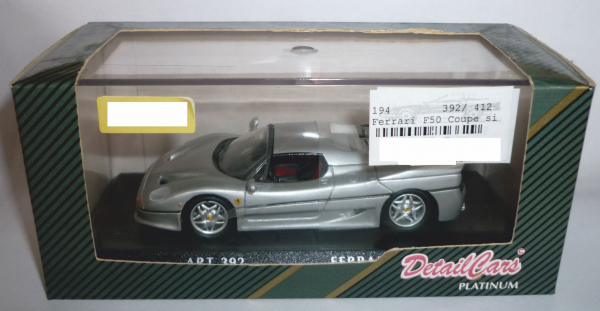 Detail Cars 392 Ferrari F50 Coupe 1995 silbermet. 1:43