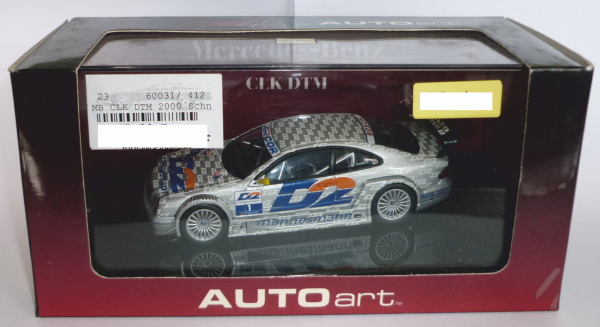 Autoart 60031 MB CLK DTM 2000 Bernd Schneider D2 1:43