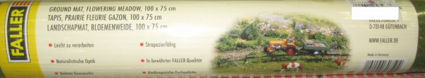 Faller 180750 Geländematte Blumenwiese 100 x 75 cm