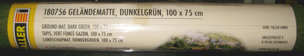 Faller 180756 Geländematte dunkelgrün 100 x 75 cm