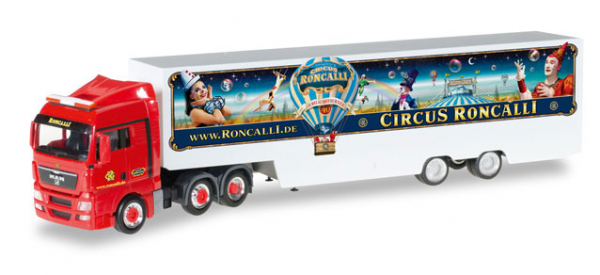 Herpa 306744 MAN TGX XLX Koffersattelzug "Circus Roncalli" 1:87 HO