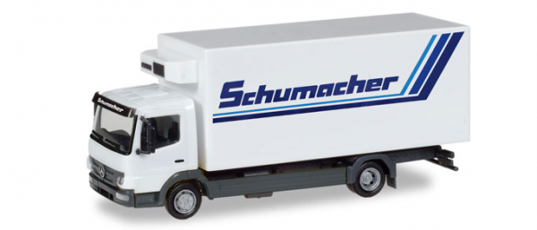Herpa 308540 MB Atego 2010 Kühlkoffer-LKW "Spedition Schumacher" 1:87 HO