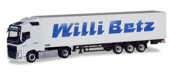 Herpa 309691 Volvo FH Globetrotter Kühlkoffersattelzug "Willi Betz" 1:87 Spur HO