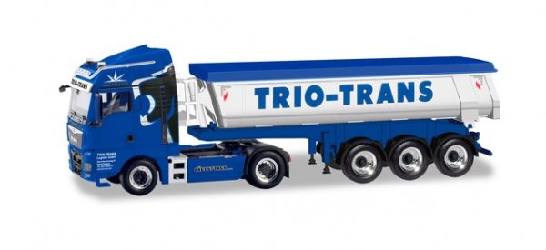 Herpa 310673 MAN TGX XLX Euro 6c Thermomuldensattelzug "Trio-Trans" 1:87 Spur HO