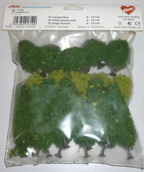 Heki 1319 Baumsortiment 20 Jungbäume 6 - 10 cm