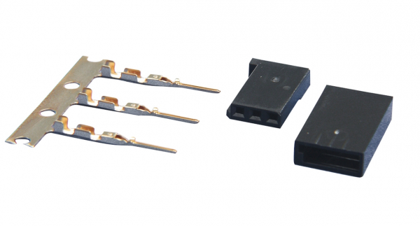 Jamara 098353 Zubehör Servostecker JR - FUT vergoldet Bausatz