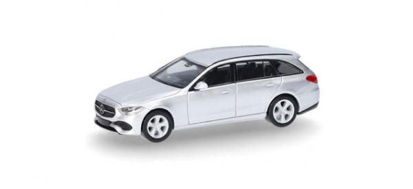 Herpa 430388-004 MB C-Klasse T-Modell hightechsilbermet. 1:87 Spur H0