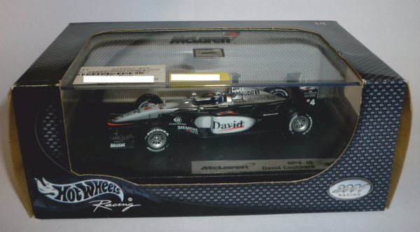 Mattel Hot Wheels Racing 50210 McLaren Mercedes MP4-16 David Coulthard 2001 1:43