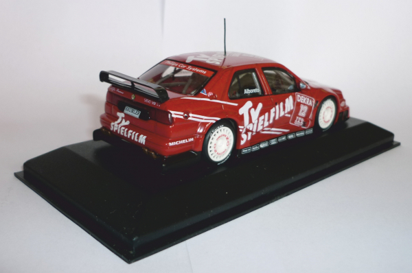 Minichamps 430950212 Alfa Romeo 155 V6 TI Präsentation DTM 1995 TV-Spielfilm Team Schübel Michele Alboreto 1:43