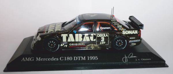 Minichamps 430953303 MB C-Klasse DTM 1995 UPS-Original Tabac-Sonax Team AMG Jörg van Ommen 1:43