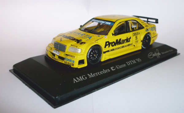 Minichamps 430953505 MB C-Klasse DTM 1995 ProMarkt Team Zakspeed Alexander Grau 1:43