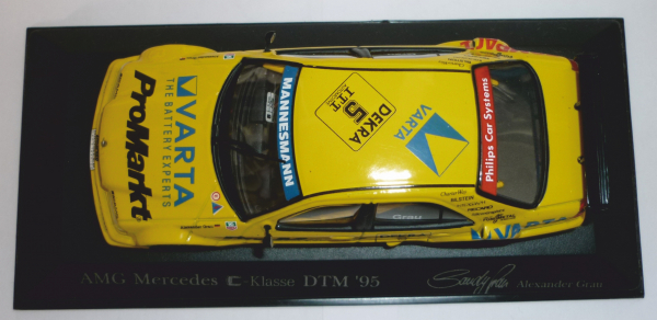 Minichamps 430953505 MB C-Klasse DTM 1995 ProMarkt Team Zakspeed Alexander Grau 1:43