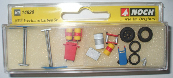 Noch 14820 Ausgestaltungsset Kfz-Werksattzubehör 1:87 Spur H0