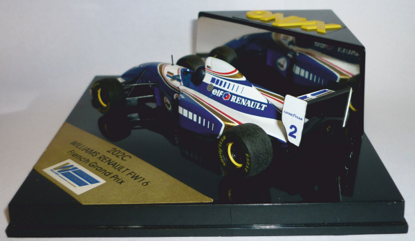 Onyx 202C Williams Renault FW16 French GP Start-Nr. 2 1:43