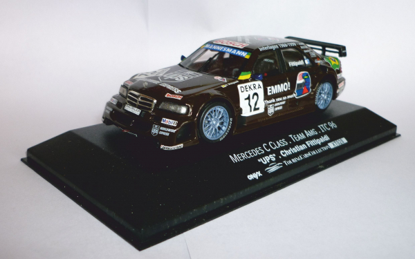 Onyx XT028 MB C-Klasse ITC 1996 Christian Fittipaldi "Thank you Emmo" 1:43