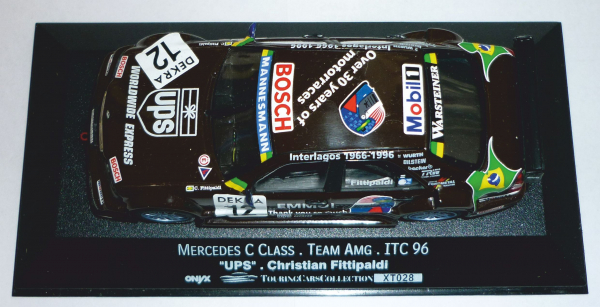 Onyx XT028 MB C-Klasse ITC 1996 Christian Fittipaldi "Thank you Emmo" 1:43