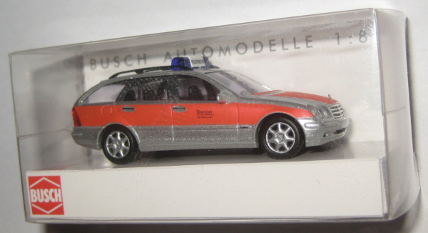 Busch 49165 MB C-Klasse T-Modell Werksfeuerwehr Dornier 1:87 HO