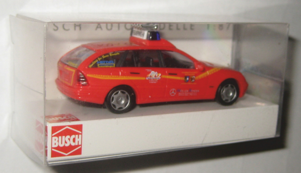 Busch 49170 MB C-Klasse T-Modell Feuerwehr Memmelsdorf 1:87 HO