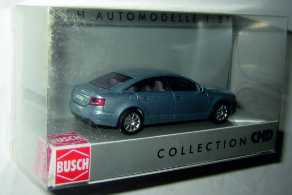 Busch 49605 Audi A6 Limousine 2004 hellblaumet. CMD-Collection 1:87 HO