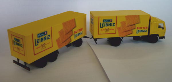 Roco 1582 Volvo FL 10 Kofferhängerzug "Leibniz" 1:87 Spur H0