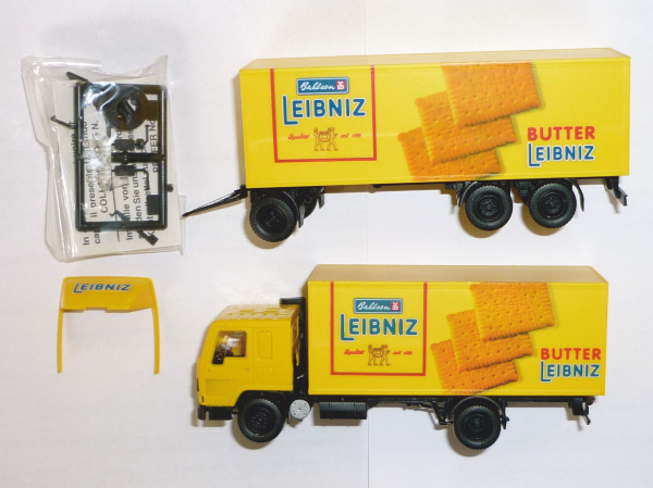 Roco 1582 Volvo FL 10 Kofferhängerzug "Leibniz" 1:87 Spur H0
