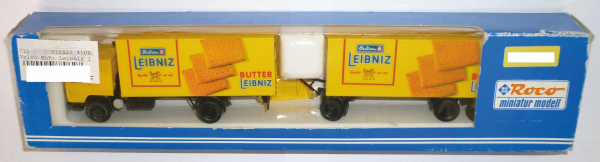 Roco 1582 Volvo FL 10 Kofferhängerzug "Leibniz" 1:87 Spur H0