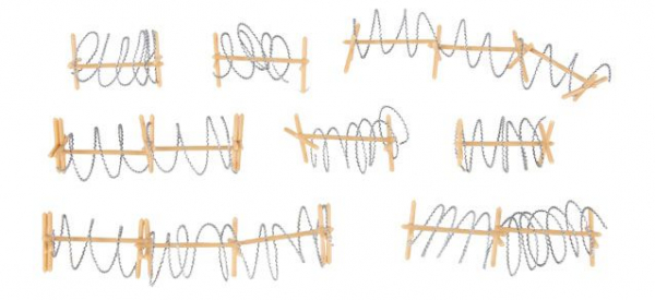 Herpa Military 746014 Zubehör Drahtsperren / Barrikaden mit Nato-Draht Bausatz 1:87 HO