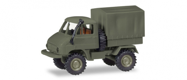 Herpa Military 746489 MB Unimog U 411 Pritsche/Plane Luftwaffe der Niederlande 1:87 HO