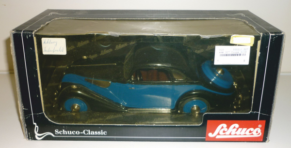 Schuco Classic 00021 BWM 327 Coupe blau/schwarz 1:18