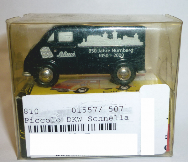 Schuco Piccolo 01557 DKW Schnelllaster Kastenwagen "950 Jahre Nürnberg" 1:90