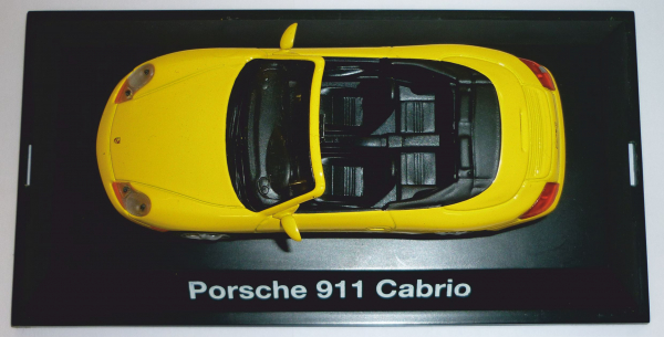 Schuco 04413 Porsche 911 (996) Cabrio gelb 1:43
