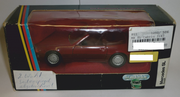 Schabak 1250 MB SL W129 rot 1:43