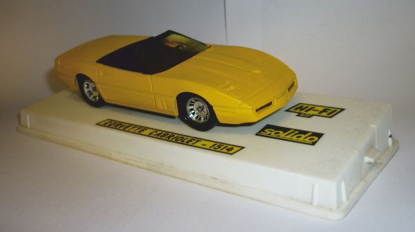 Solido 1514 Chevrolet Corvette C4 Cabrio gelb 1:43