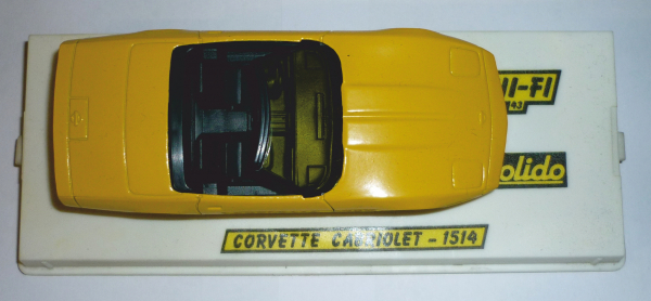 Solido 1514 Chevrolet Corvette C4 Cabrio gelb 1:43