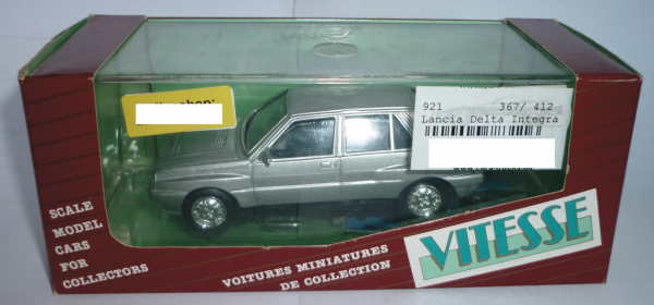 Vitesse 367 Lancia Delta Integrale Straßenversion silbermet. 1:43