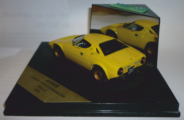 Vitesse AV080B Lancia Stratos Roadcar 1974 gelb 1:43