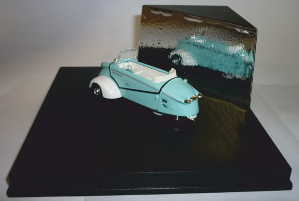Vitesse L030 Messerschmitt KR 200 Kabinenroller Cabrio türkis / weiß 1:43
