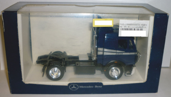 Wiking MB Werbemodell B6 600 00 07 MB SK 1850 2-achs Solozugmaschine blau 1:43