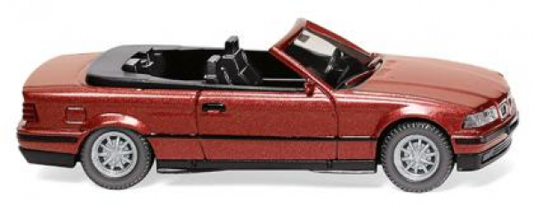 Wiking 019401 BMW 325i (E36) Cabrio weinrotmet. 1:87 Spur H0