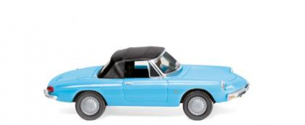 Wiking 020604 Alfa Romeo Spider 1966 - 1969 hellblau 1:87 Spur H0