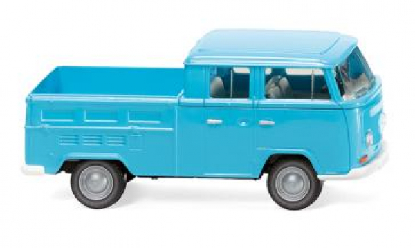 Wiking 031404 VW T2a Doppelkabiner 1967 - 1971 eisblau 1:87 Spur H0