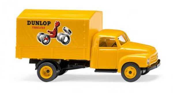 Wiking 035203 Opel Blitz Pritsche/Plane 1952 - 1960 "Dunlop" 1:87 Spur H0