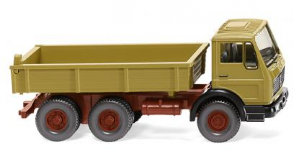 Wiking 042406 MB NG 3-achs Flachpritschenkipper 1973 - 1980 currygelb 1:87 Spur H0